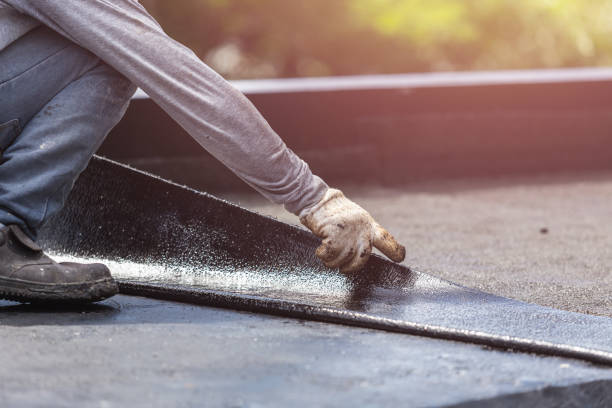 Professional Basement Waterproofing technician working in Mosinee, WI